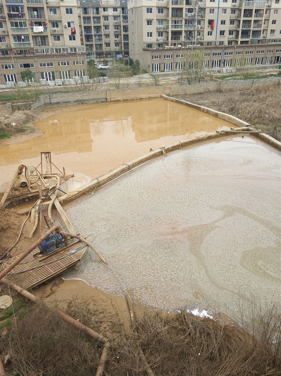 新城街道沉淀池淤泥清理-厂区废水池淤泥清淤